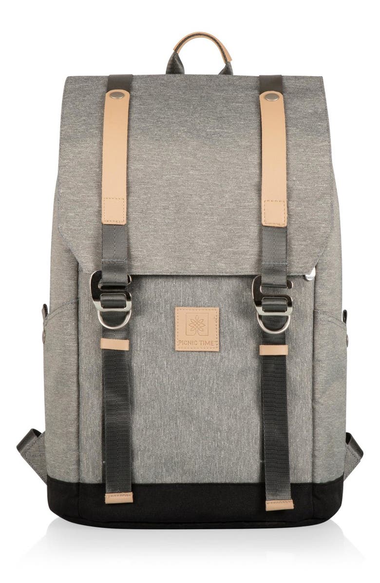 Picnic Time PT-Frontier Picnic Backpack, Alternate, color, Heathered Grey