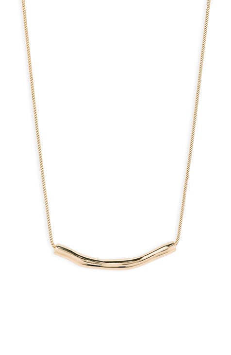 Curved Tube Necklace