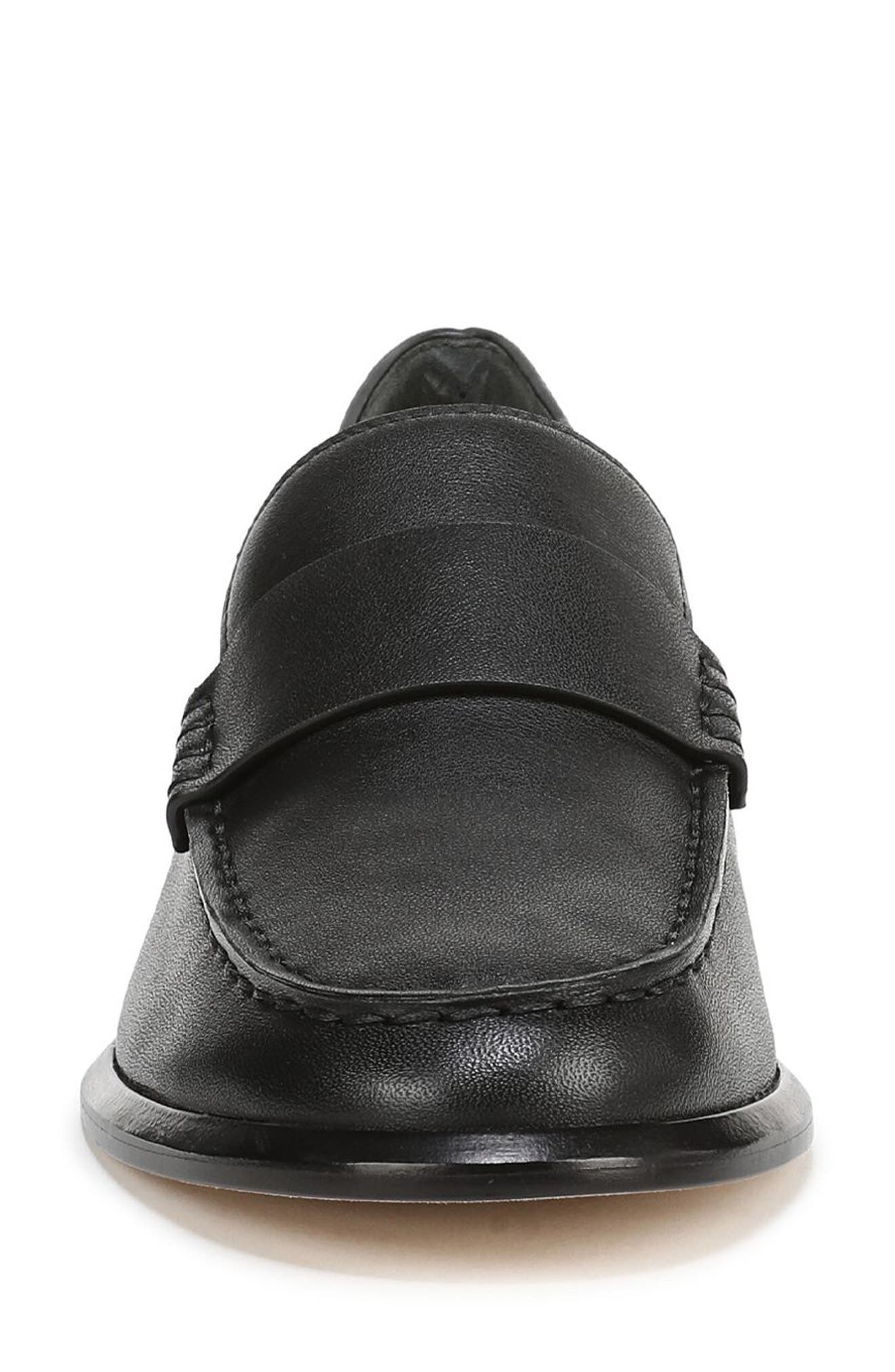 Vince Nelli Leather Loafer, Alternate, color, Black