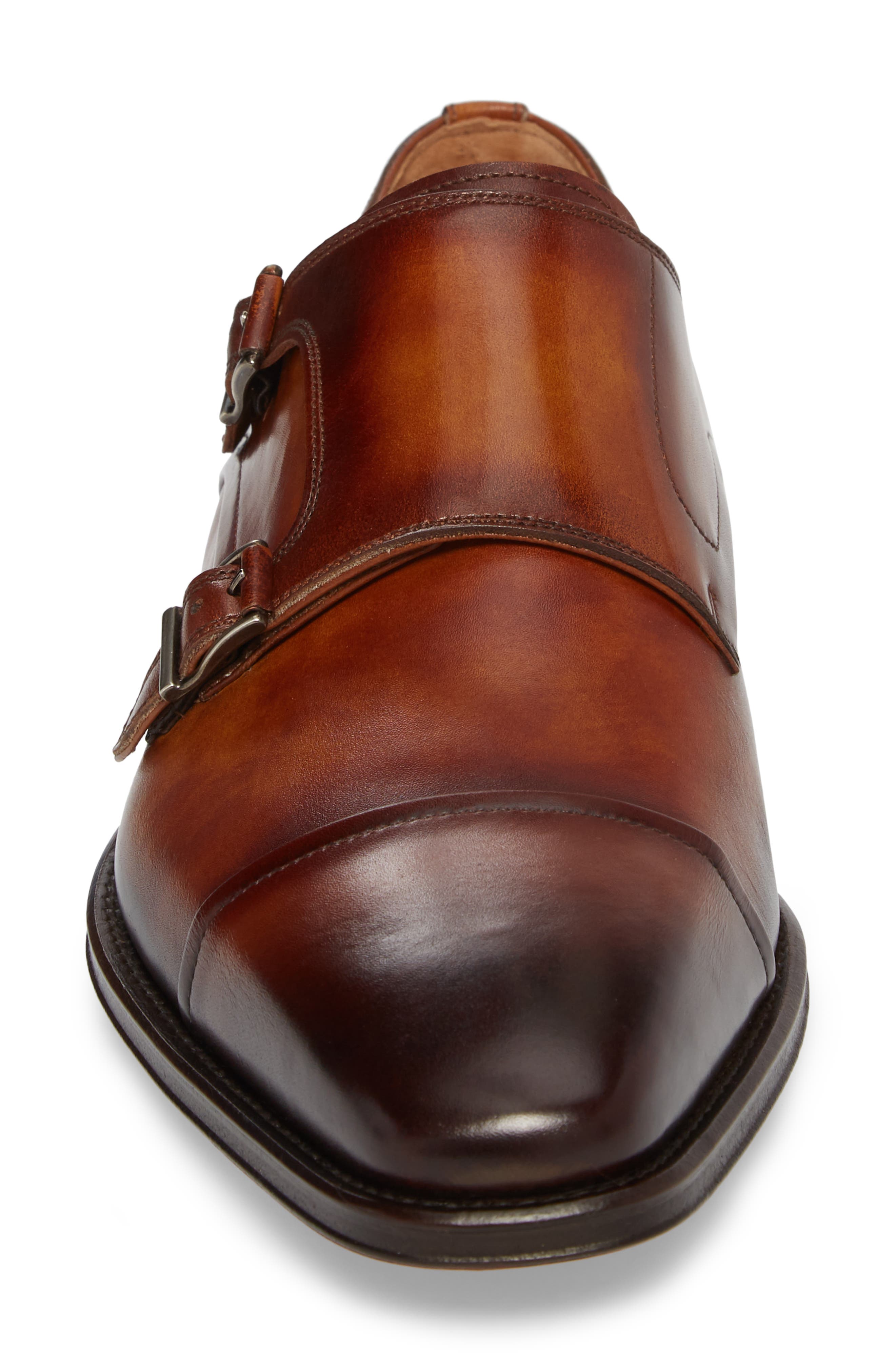 Magnanni Silvio Double Monk Strap Shoe, Alternate, color, 