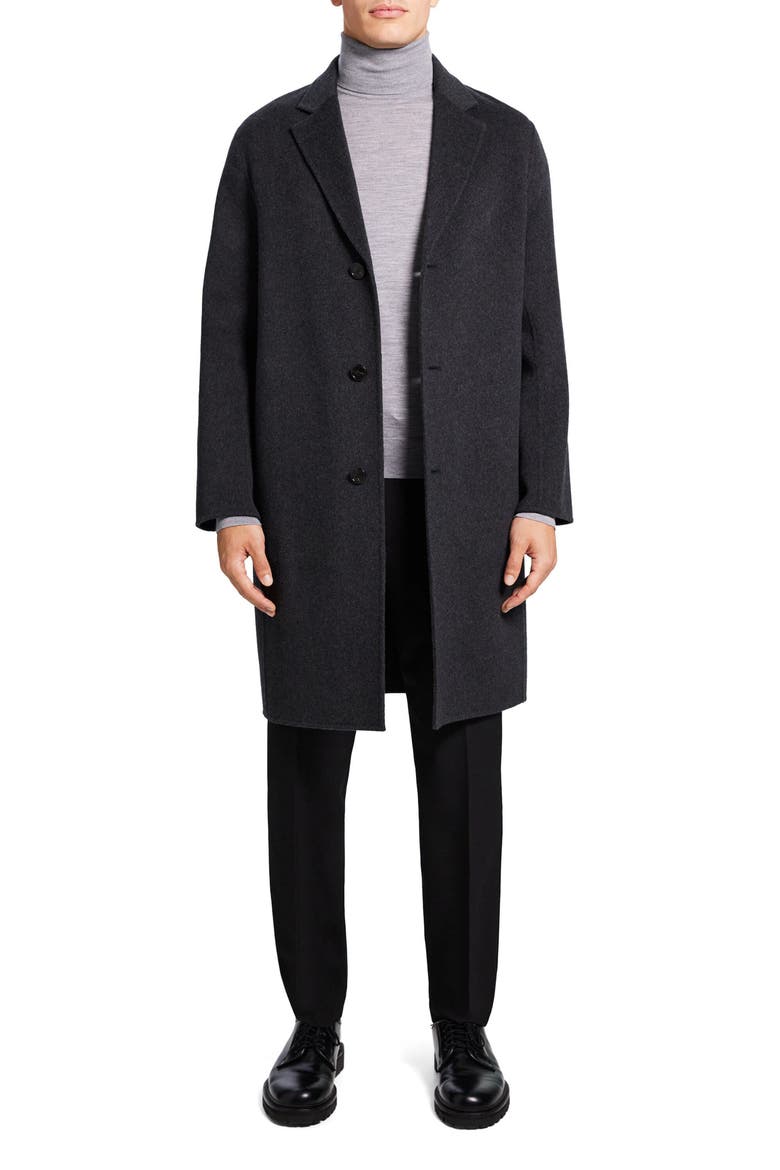 Luxe Suffolk Double Faced Wool Blend Jacket, Main, color, PESTLE MELANGE - 07N