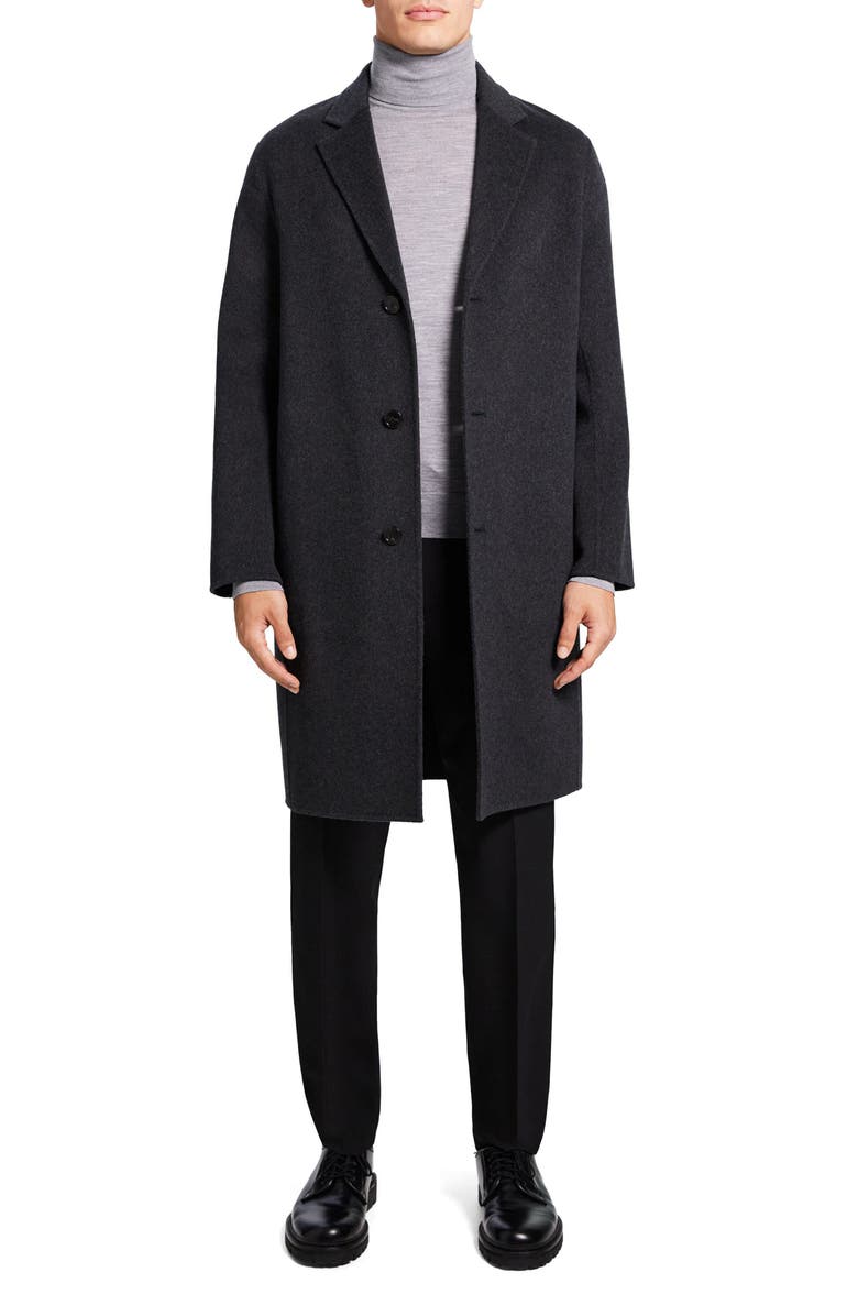 Theory Luxe Suffolk Double Faced Wool Blend Jacket, Main, color,