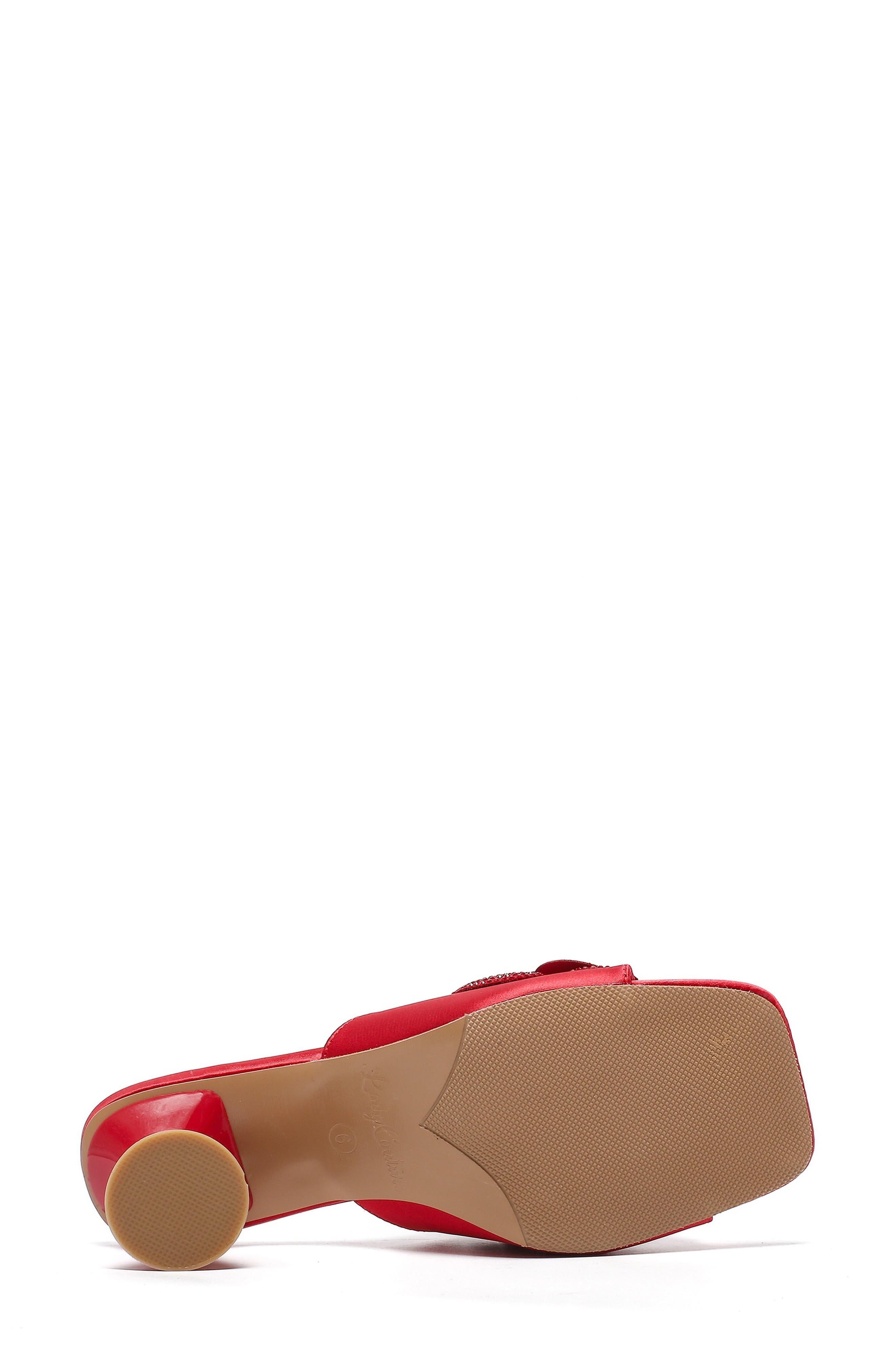 Petal Slide Sandal, Alternate, color, RED