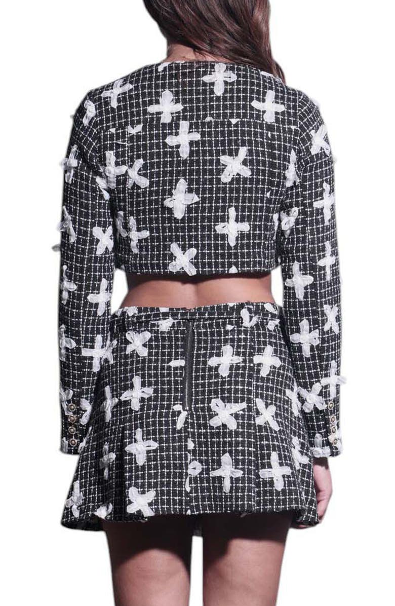 Walter Baker Davis Floral Tweed Crop Jacket, Alternate, color,