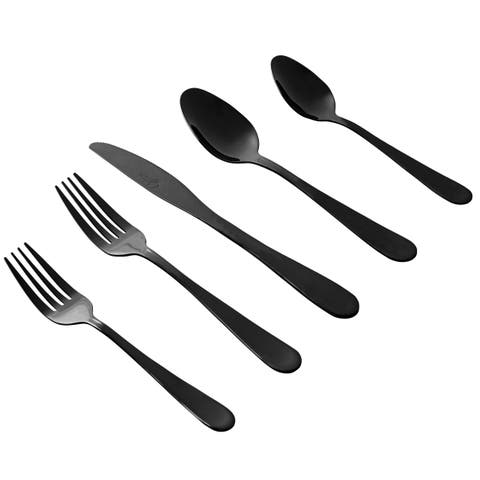Stravidia 20 Piece Flatware set  Stainless Steel