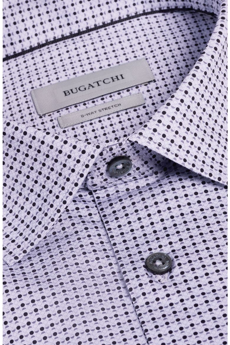 James OoohCotton® Geo Print Button-Up Shirt, Alternate, color, PLATINUM