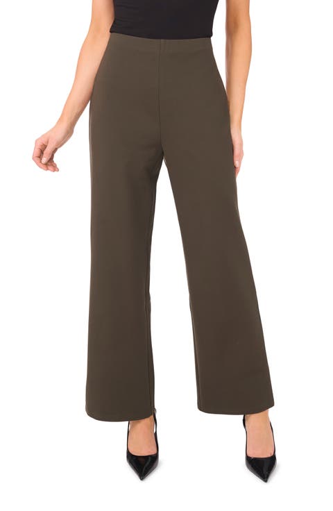 Ponte Straight Leg Pants (Regular & Petite)