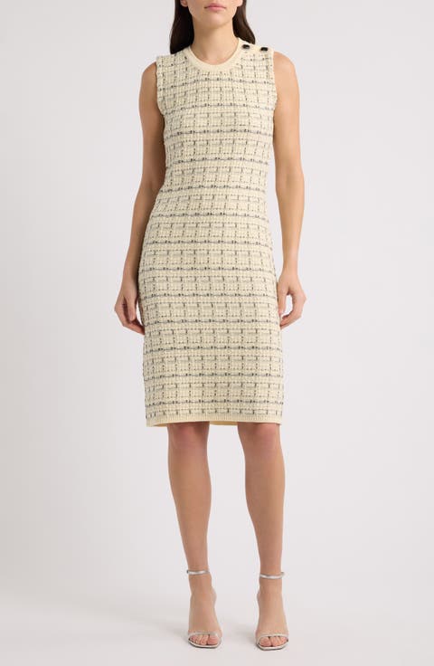 Tweed Shift Dress