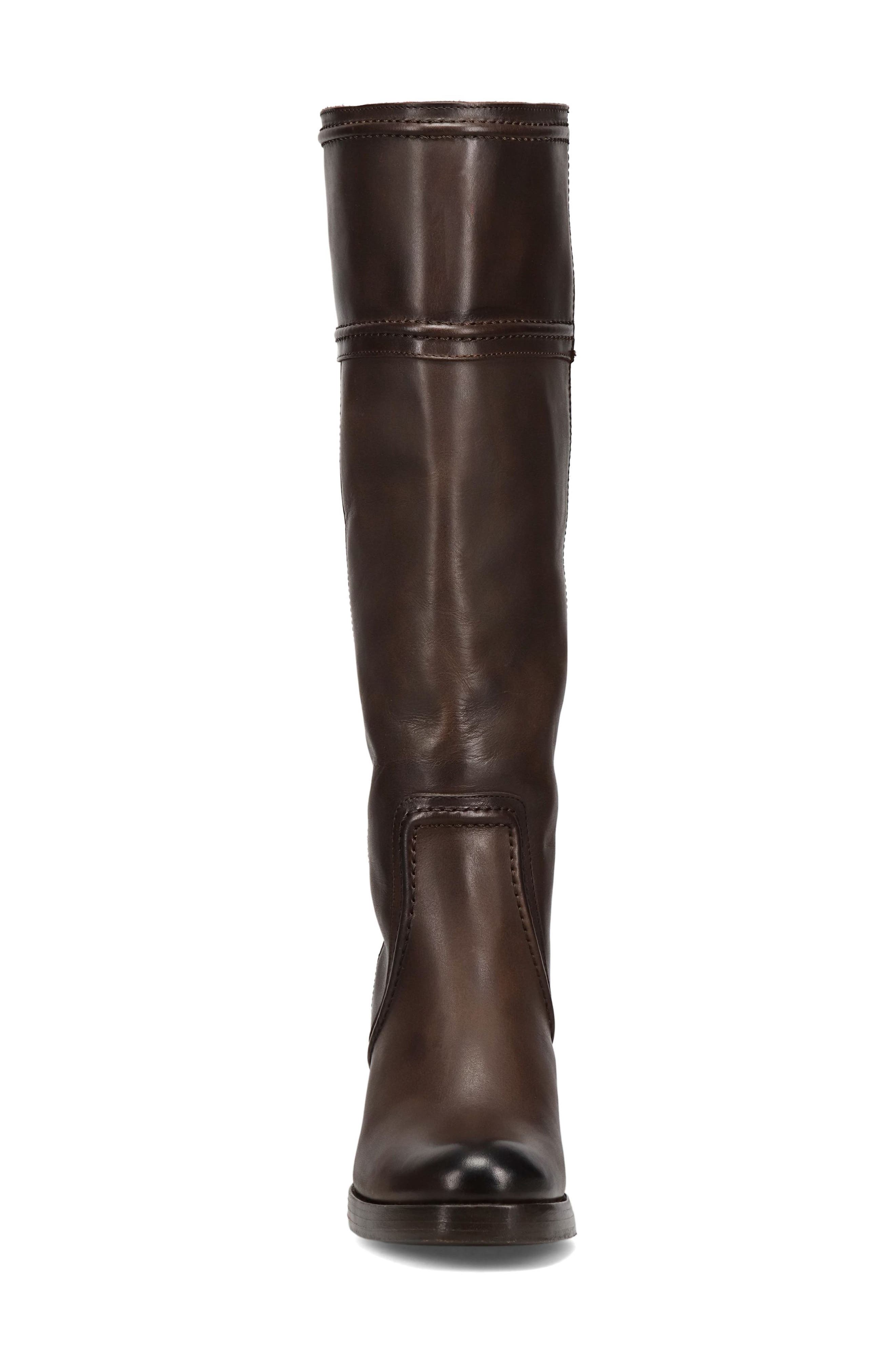 Frye Jean Knee High Boot, Alternate, color, Chocolate Brown