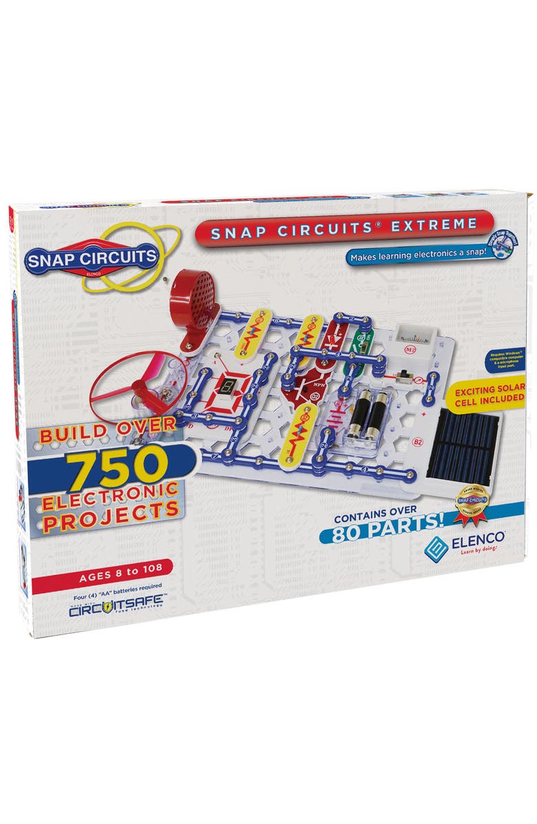 Snap Circuits Extreme Electronics Science Exploration Stem Kit, Alternate, color, Multicolored