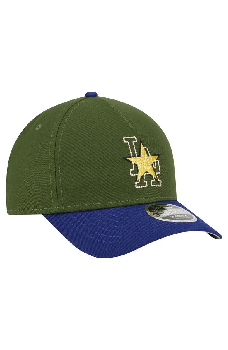 New Era Men's New Era Dark Green Los Angeles Dodgers City Feature 9FORTY A-Frame Adjustable Hat, Alternate, color, Dark Green