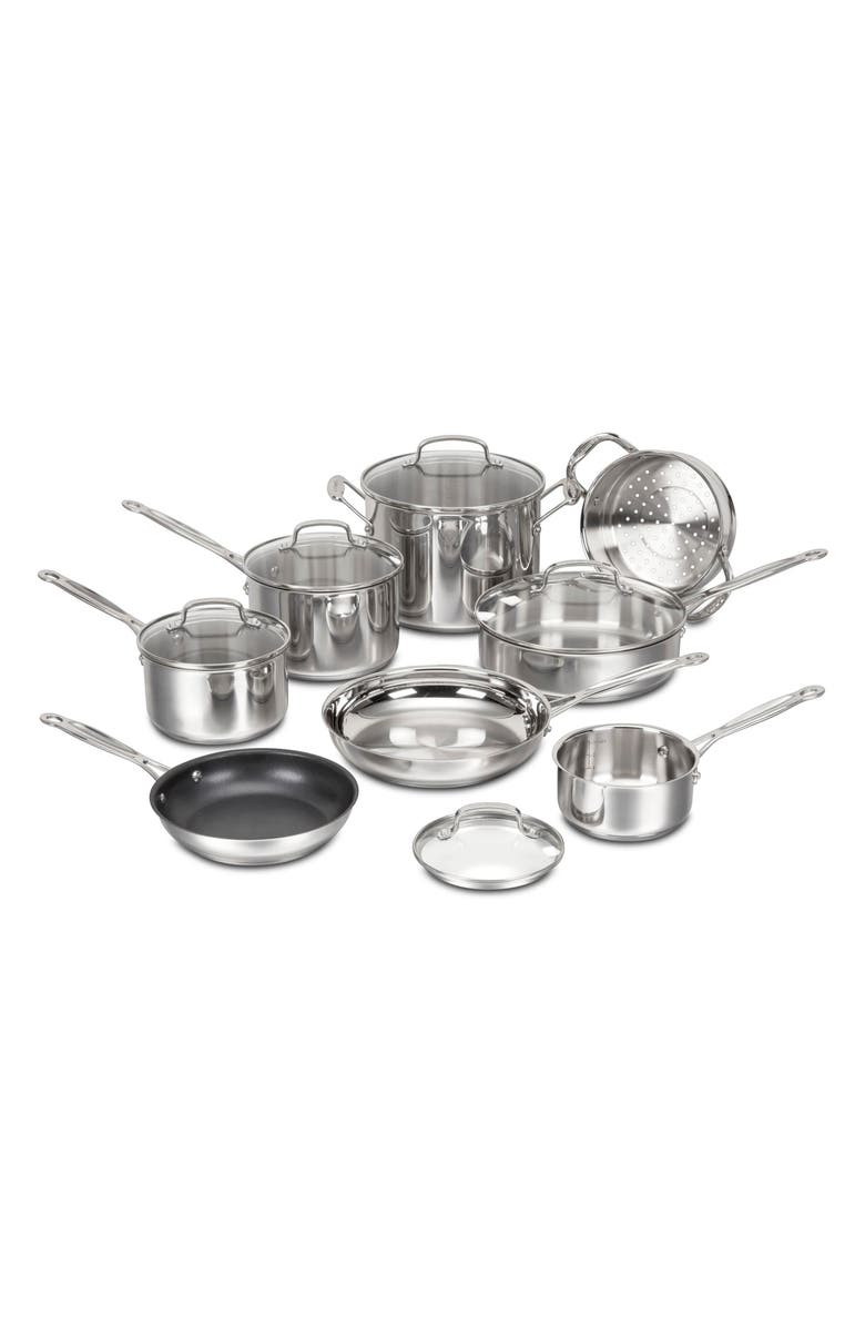 Cuisinart Chef's Classic Stainless Steel Cookware Set, Main, color, 