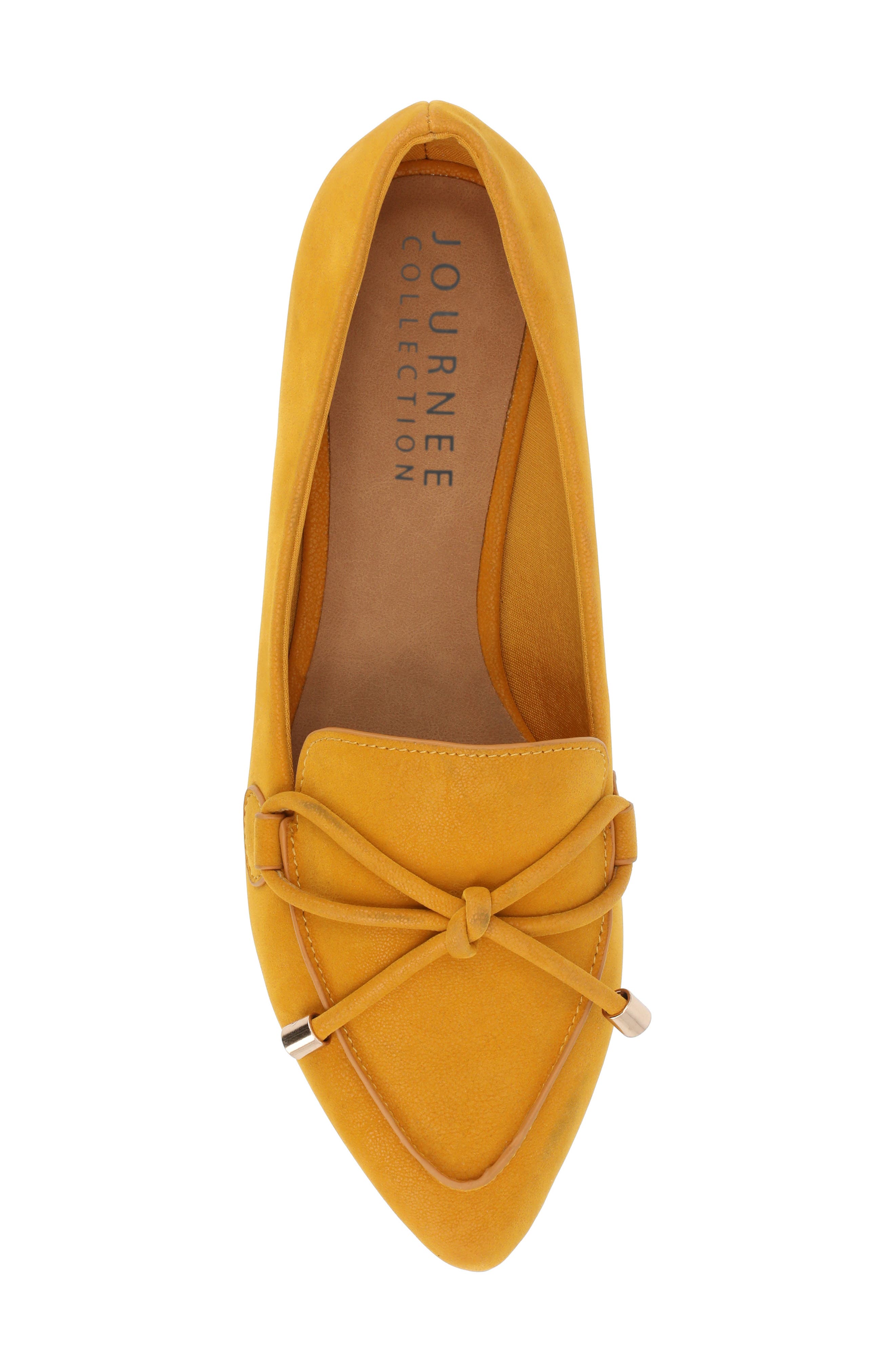 Muriel Flat - Narrow Width, Alternate, color, MUSTARD