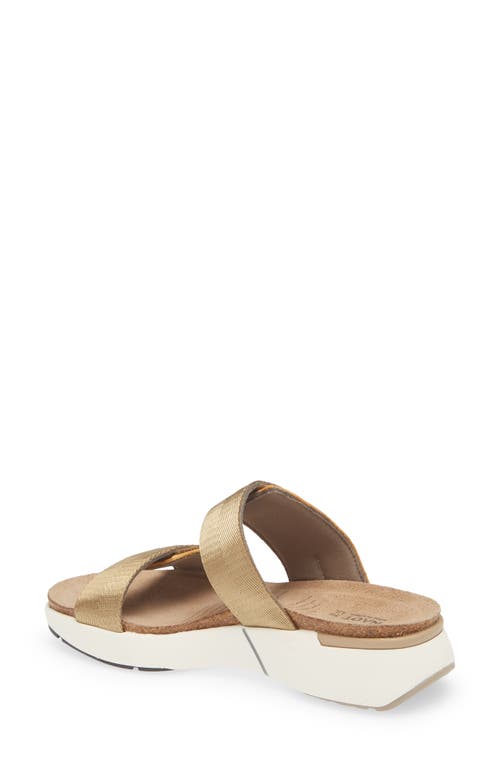 Naot Calliope Slide Sandal In Marigold Leather