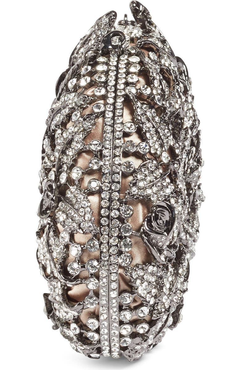 ZZDNU Natasha Couture Natasha Couture Crystal Rose Minaudière, Alternate, color,
