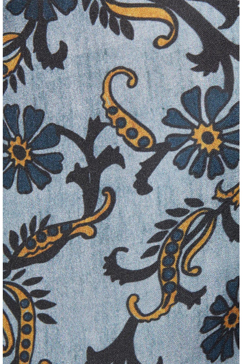 Paisley Frill Top, Alternate, color, BLUE MULTI