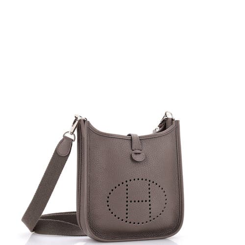 Pre-owned Hermes Hermes Evelyne Bag Gen Iii Clemence Tpm In Gray