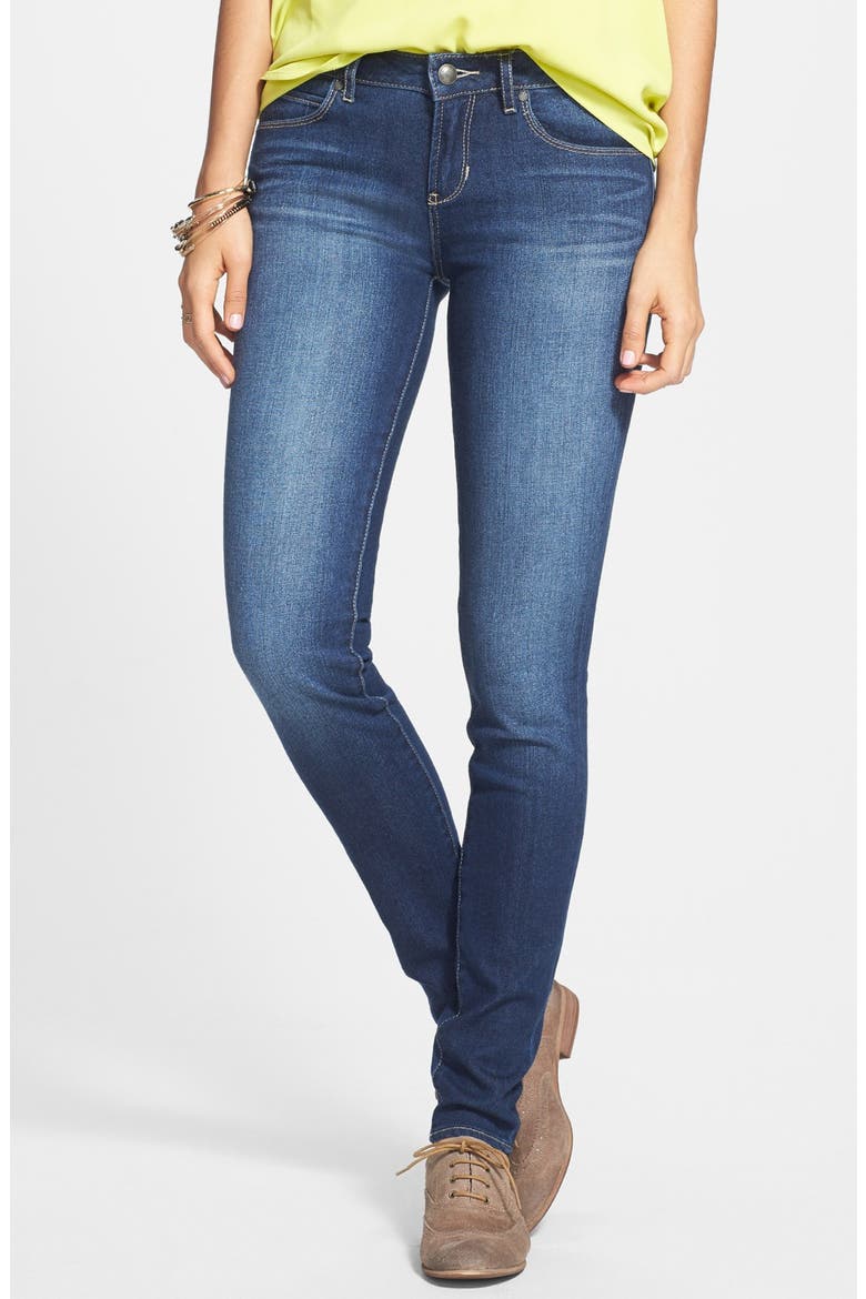 'Mya' Skinny Jeans, Main, color, DARK WASH