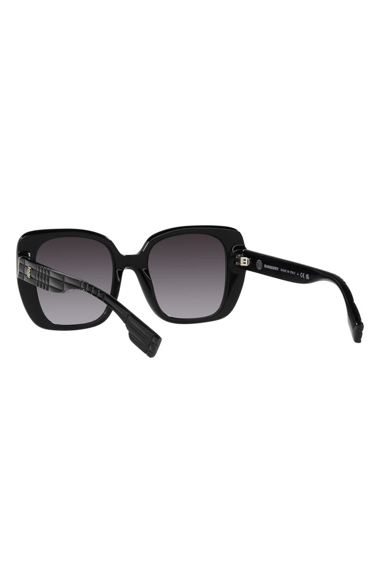 Burberry Helena 54mm Square Sunglasses, Alternate, color, Black