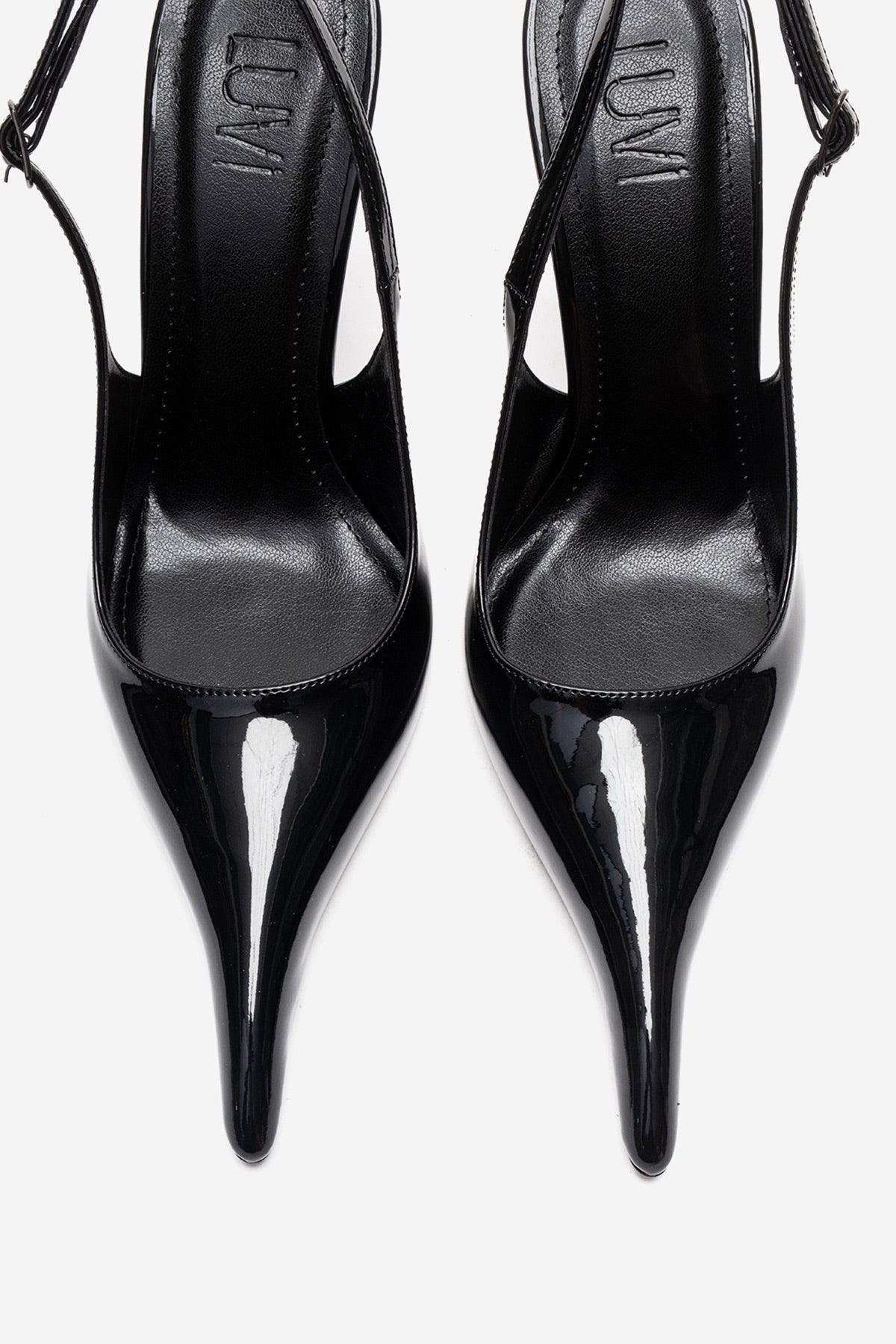 Prologue Shoes Candy Pointed Toe Stiletto Pump, Alternate, color, Black