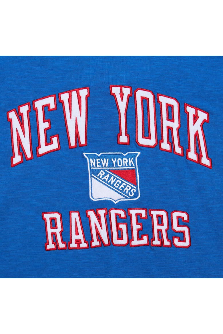 Men's Mitchell & Ness Blue New York Rangers Legendary Slub T-Shirt, Alternate, color, Blue
