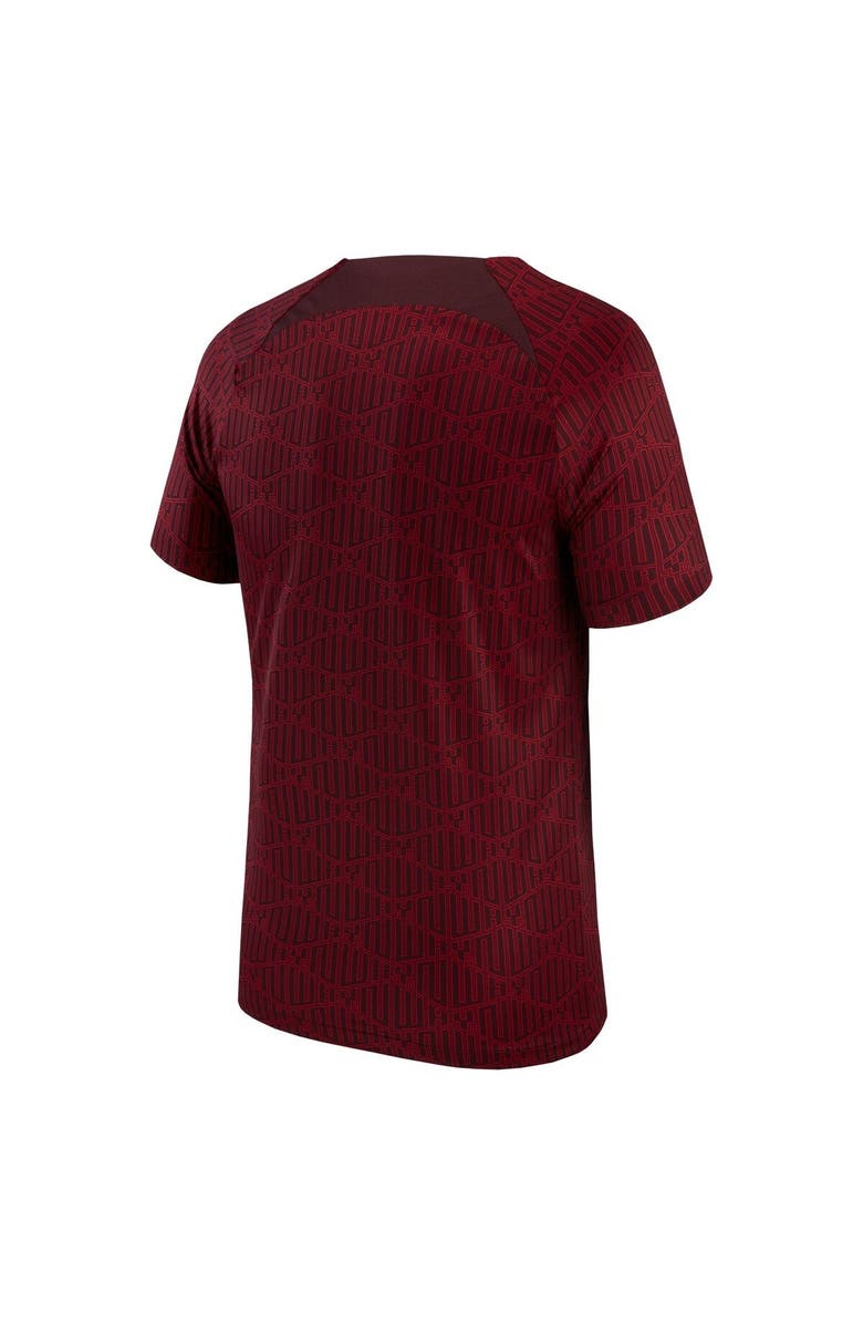 Nike Youth Nike Red Liverpool 2022 Pre-Match Raglan Performance Top, Alternate, color, 