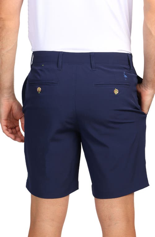 Tailorbyrd Solid Performance Shorts In Navy
