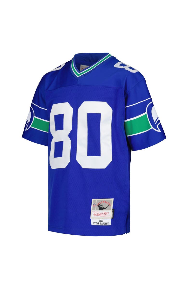 Mitchell & Ness Youth Mitchell & Ness Steve Largent Royal Seattle Seahawks 1985 Retired Player Legacy Jersey, Alternate, color, Royal