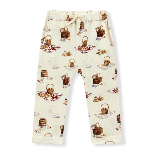 Milkbarn Organic Cotton Jogger In White