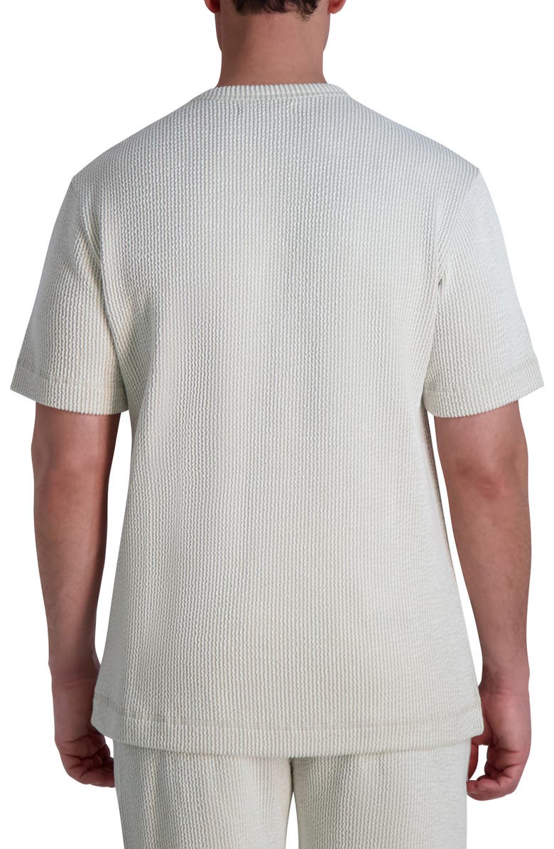 KARL LAGERFELD PARIS Oversize Texture T-Shirt, Alternate, color, Natural