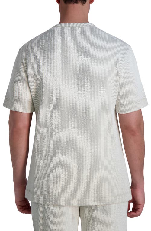 Karl Lagerfeld Paris Oversize Texture T-shirt In Brown