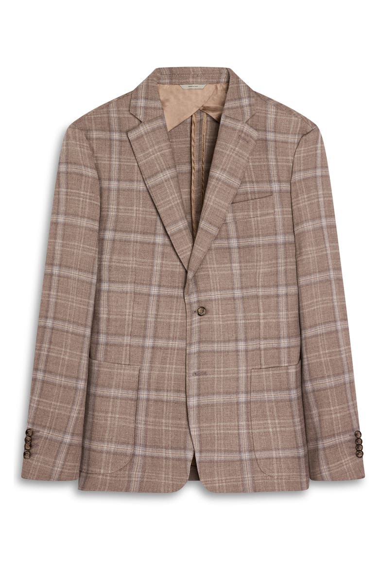 Two-Button Virgin Wool Blazer, Alternate, color, TAUPE