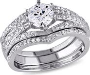 Julianna B. Cubic Zirconia Bridal Ring Set Sterling Silver