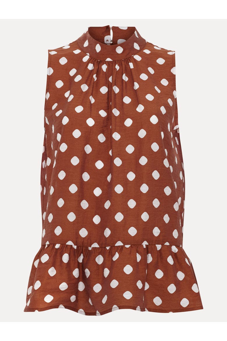 Indie Brown Blouse, Alternate, color, Brown