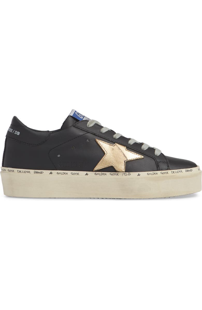 Golden Goose Metallic Star Low-Top Sneaker, Alternate, color,