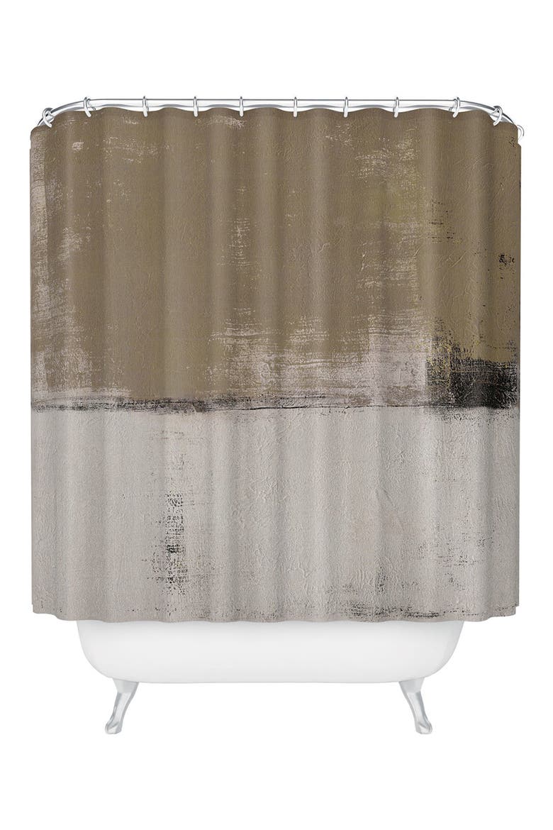 Mesmerize Shower Curtain, Main, color, BROWN