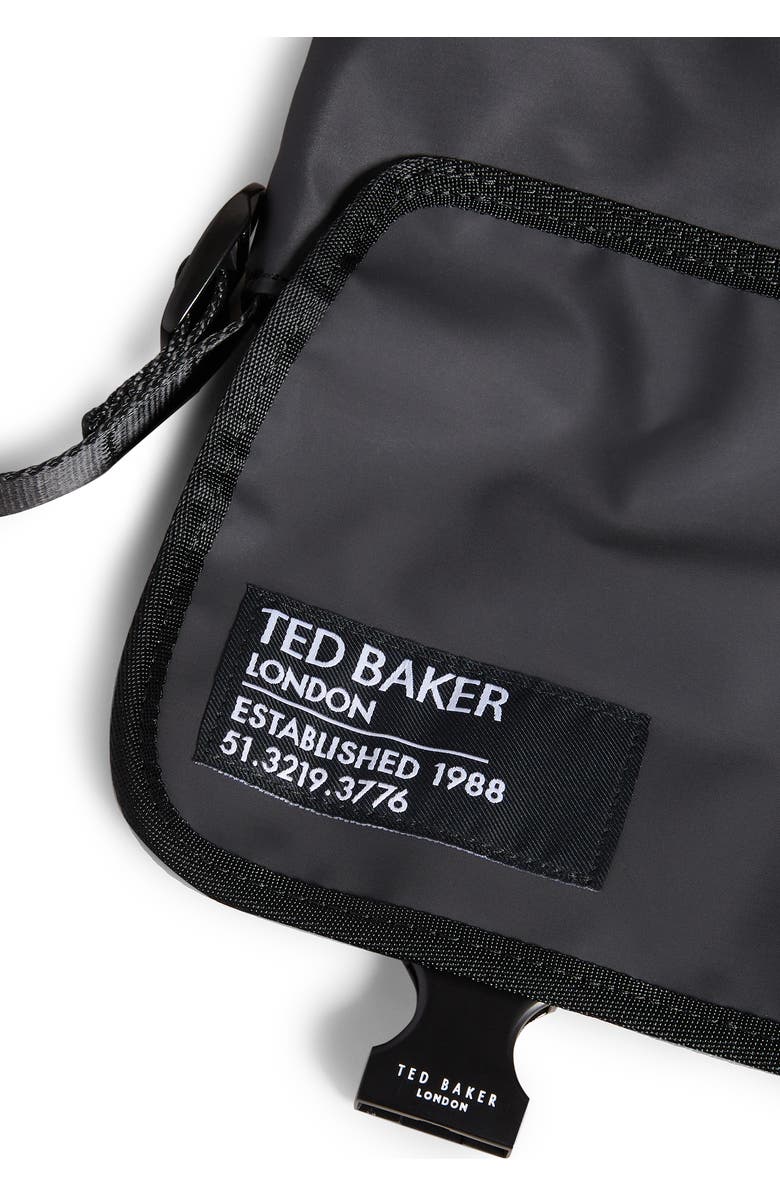 Ted Baker London Strole Rubberized Crossbody Messenger Bag, Alternate, color,