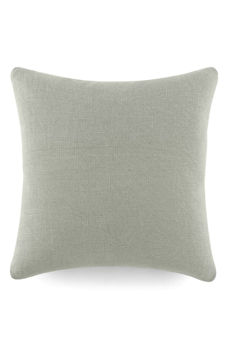 HOMESPUN Stone Washed Cotton Throw Pillow, Main, color, Light Gray