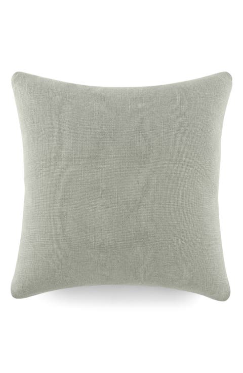 Stone Washed Cotton Throw Pillow