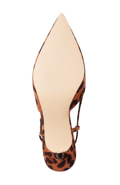 Marc Fisher Wishbone Slingback Pump In Brown