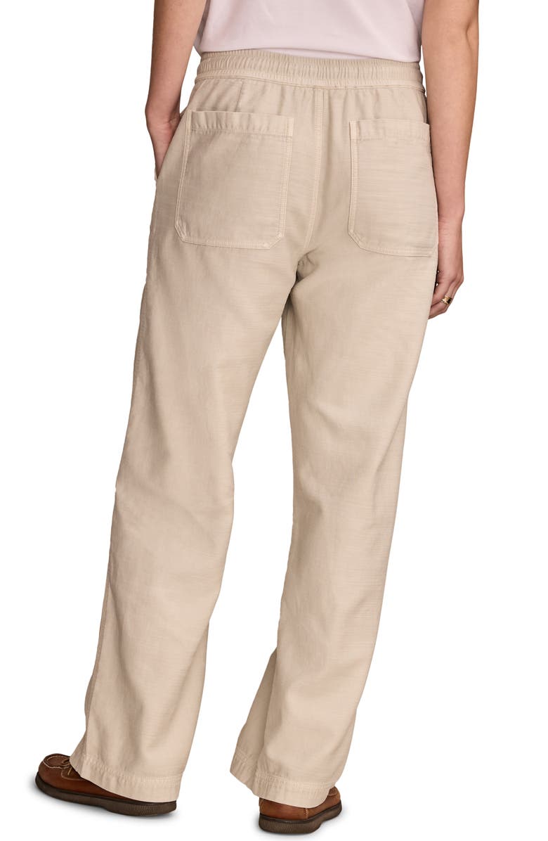 Lucky Brand Wide Leg Utility Drawstring Pants, Alternate, color, Tofu
