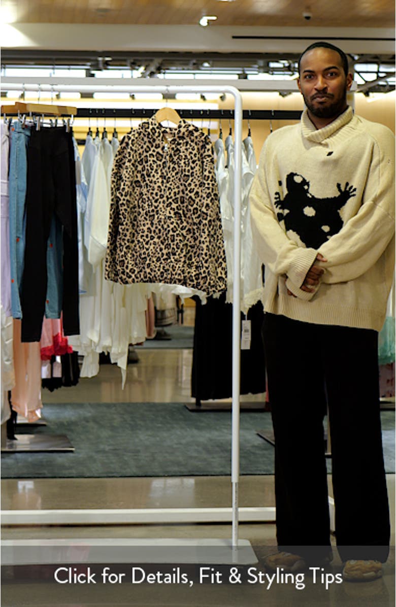 Kids' Leopard Print Zip-Up Hoodie, sales video thumbnail