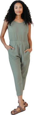 POPLINEN Plus Jameela Organic Cotton Gauze Jumpsuit