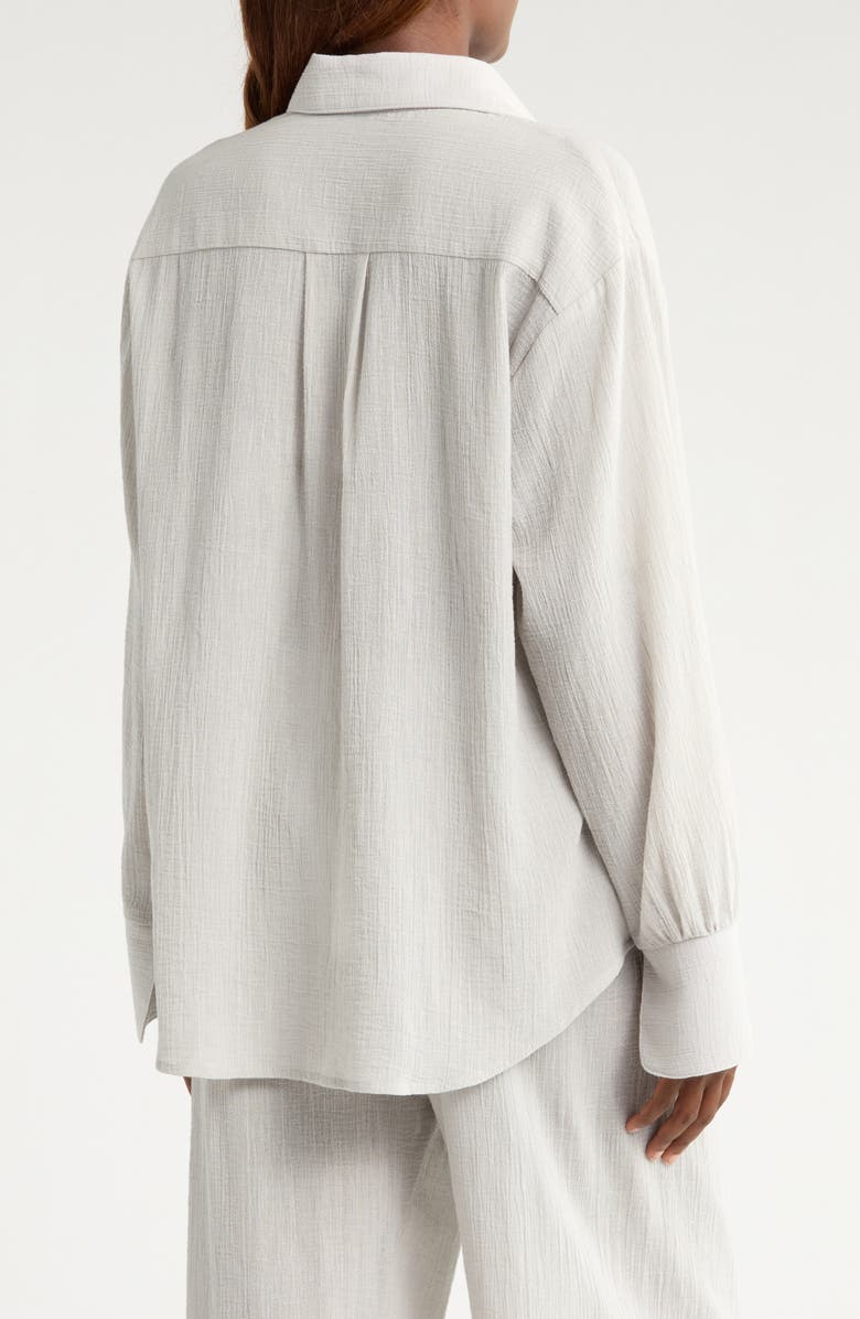 Andine Essen Bastia Cotton Gauze Button-Up Shirt, Alternate, color,