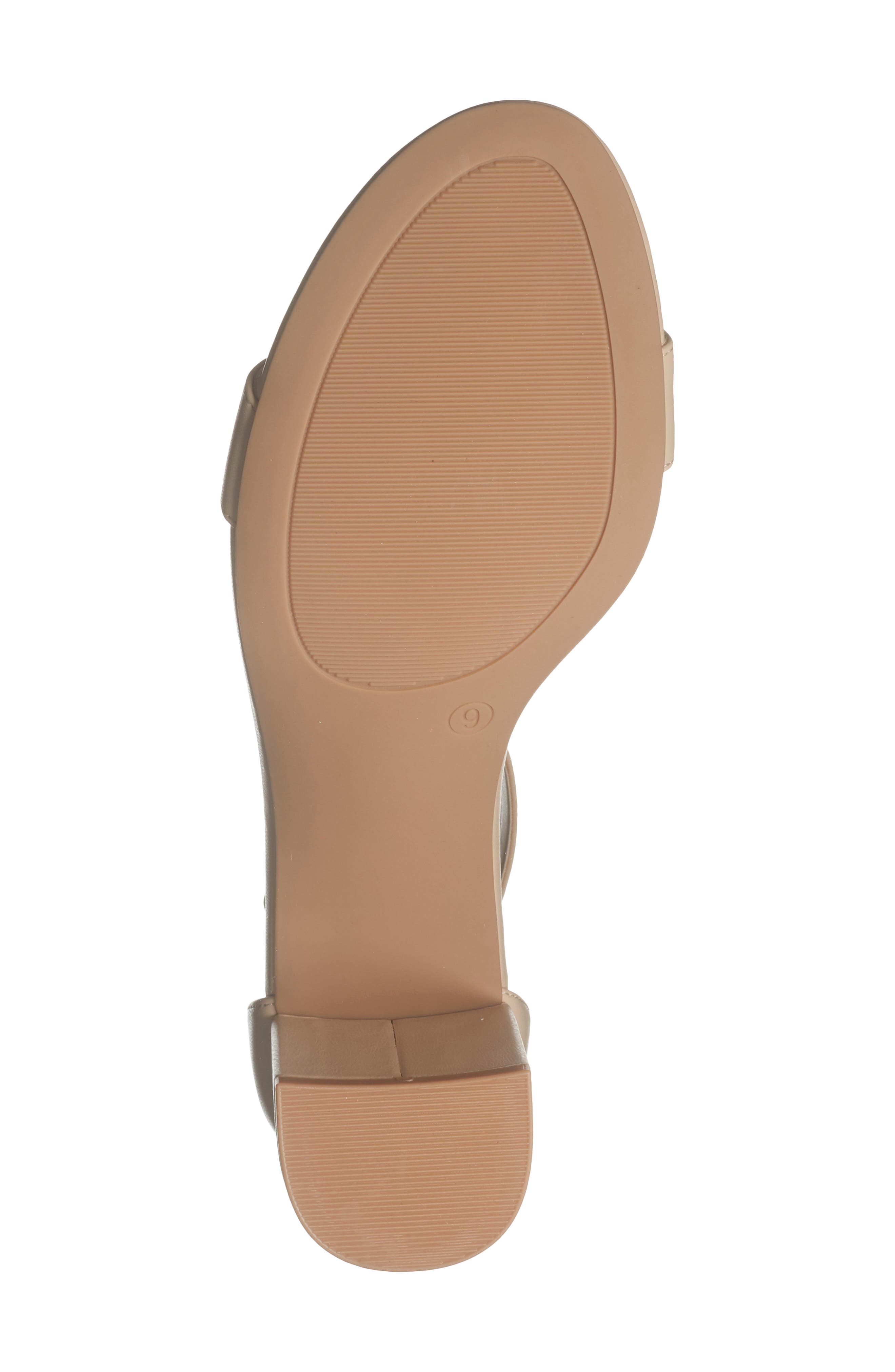 Frenchie Block Heel Ankle Strap Sandal, Alternate, color, TAN CREAM