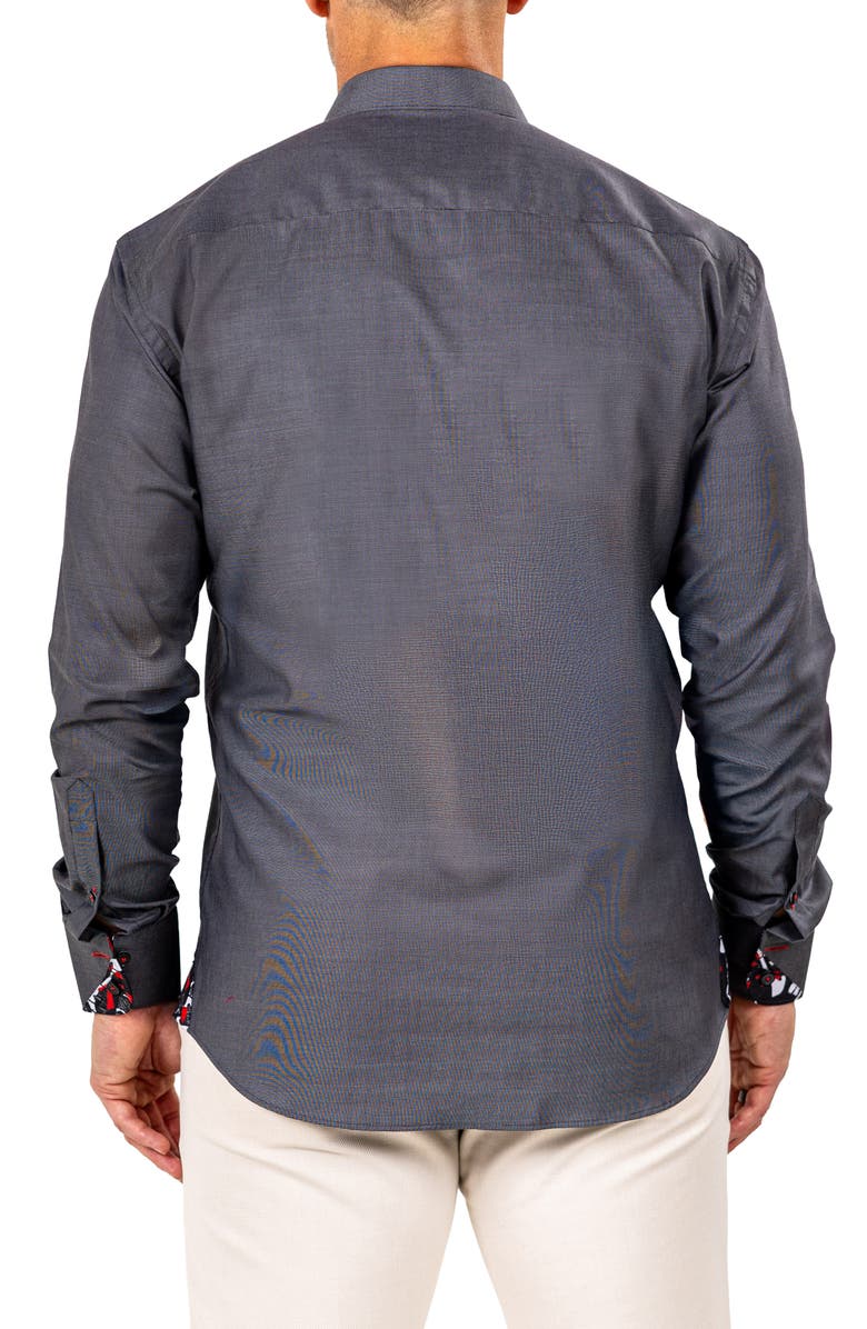 Maceoo Eins Marthy Contemporary Fit Cotton Button-Up Shirt, Alternate, color, 