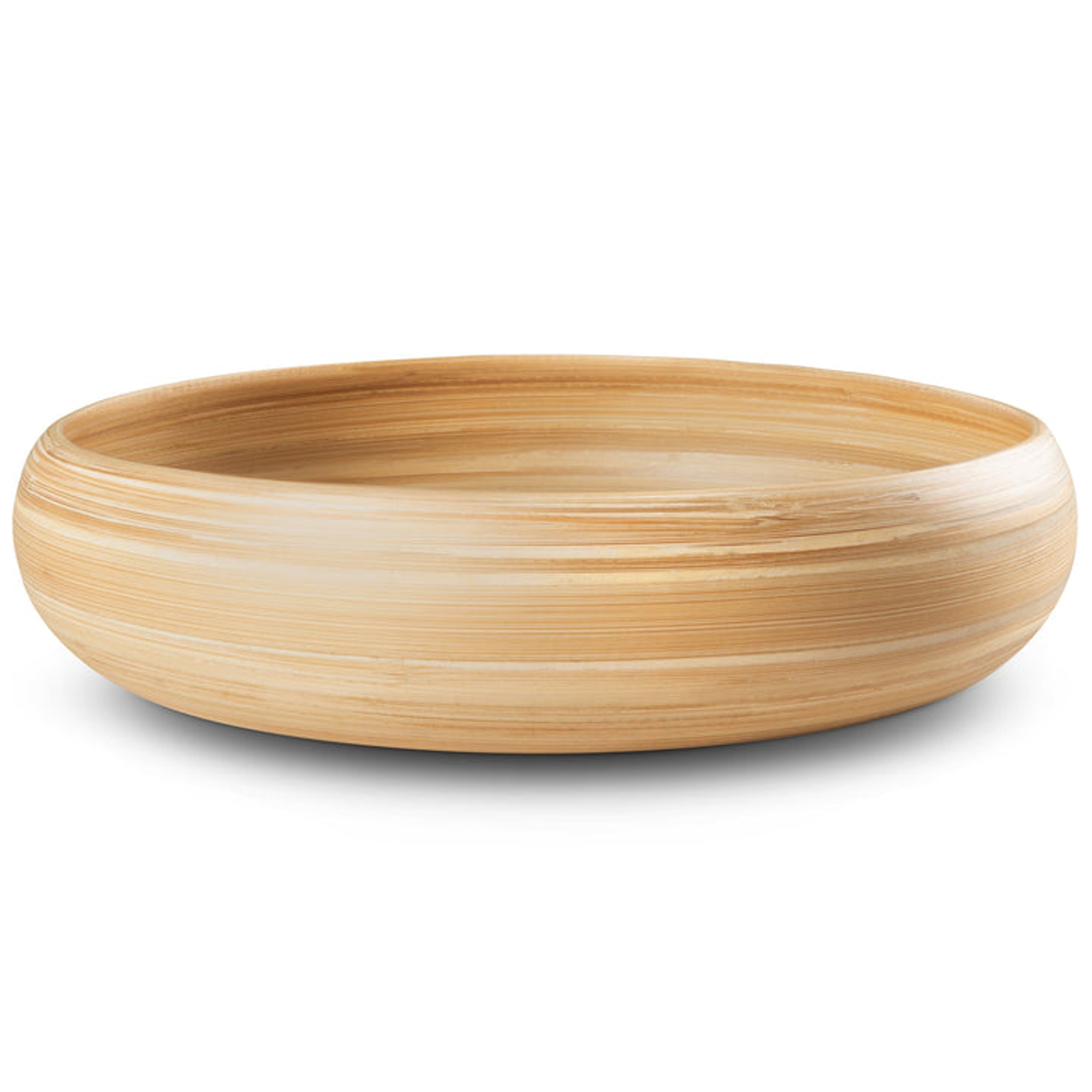 Lexa Fruit Bowl, 12 Inch - Natural