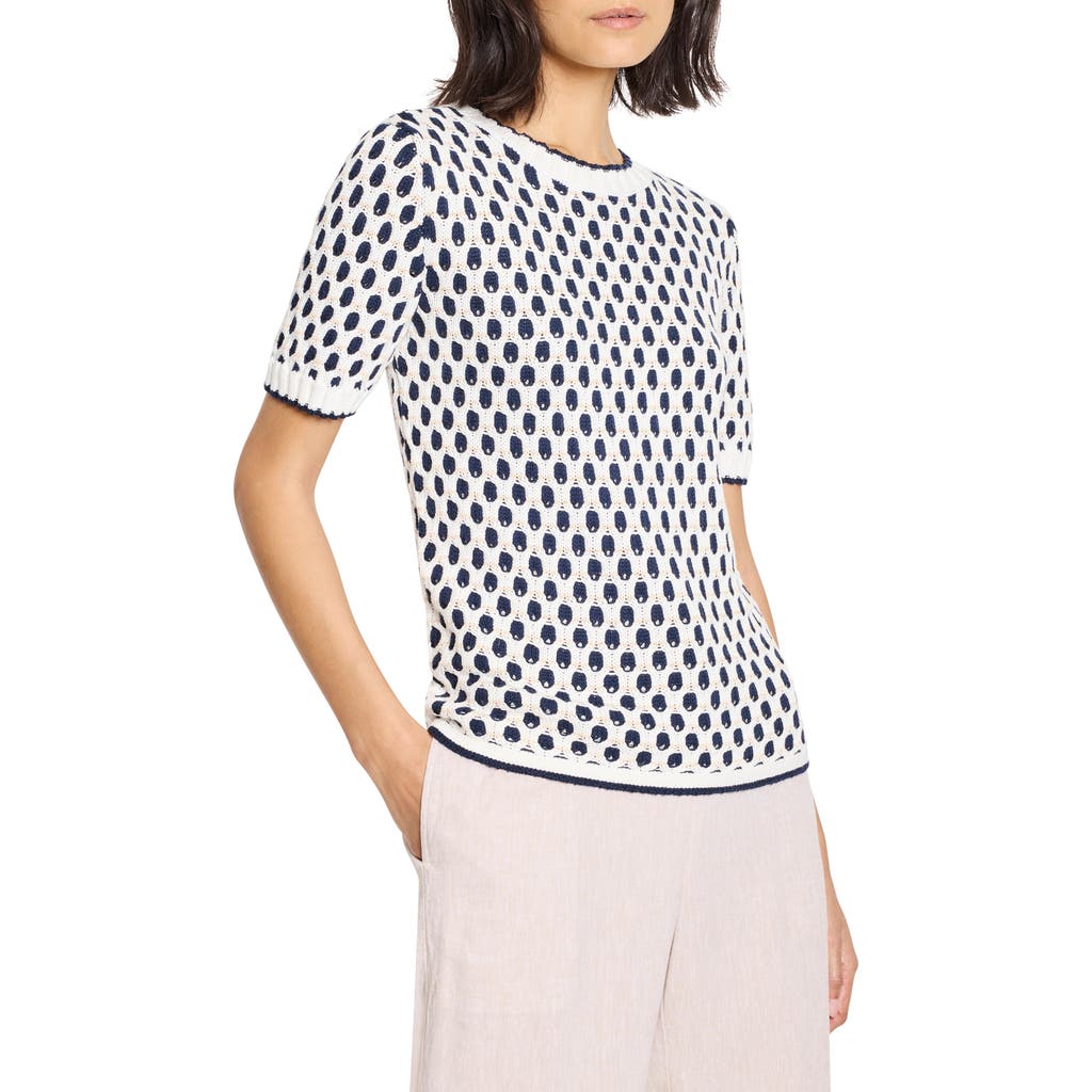 Nic + Zoe Nic+zoe Geo Tuck Stitch Sweater