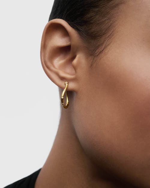 Pdpaola Air Mini Hoops In Gold