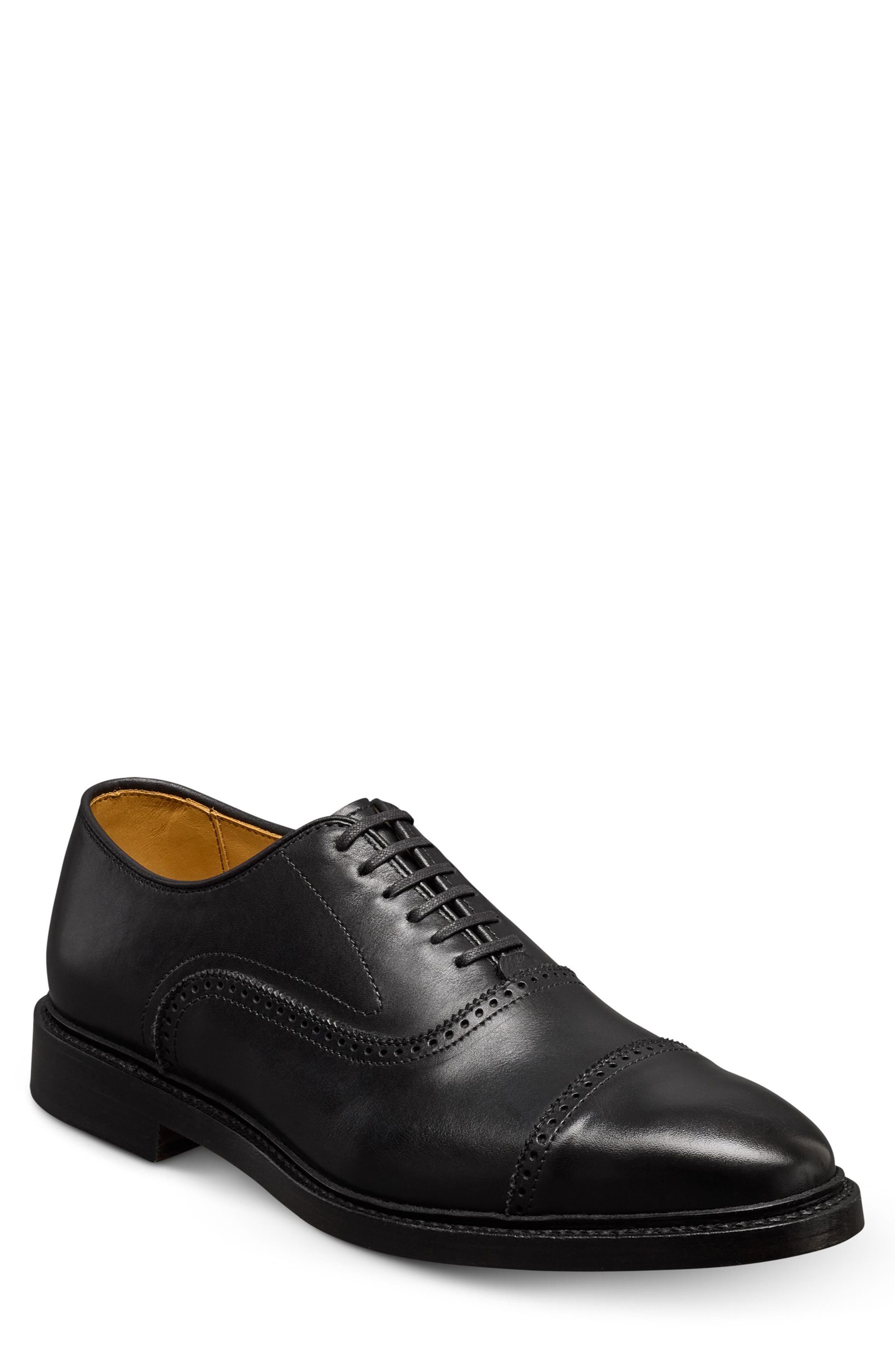 Allen Edmonds Murray Reserve Cap Toe Oxford Dress Shoe, Main, color, Black